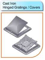 Cast Iron Hinged Gratings / Covers